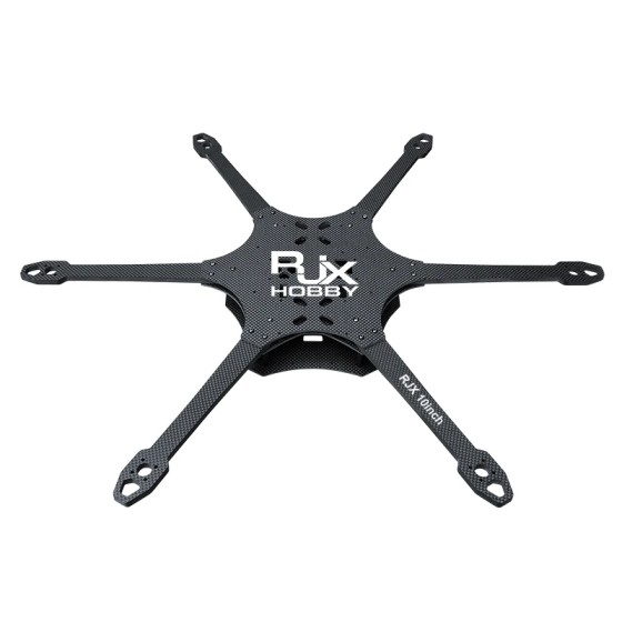 High Quality RJX Mark4 10 Inch 6 Carbon Fiber Frame Kit for RC Racing Drone Hexacopter Fpv Frame